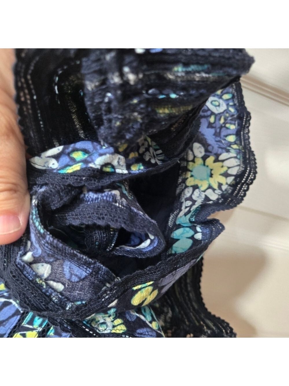 Aerie Floral Skort XS Blue Green Ruffle Mini Skirt Shorts NWT - Picture 8 of 13